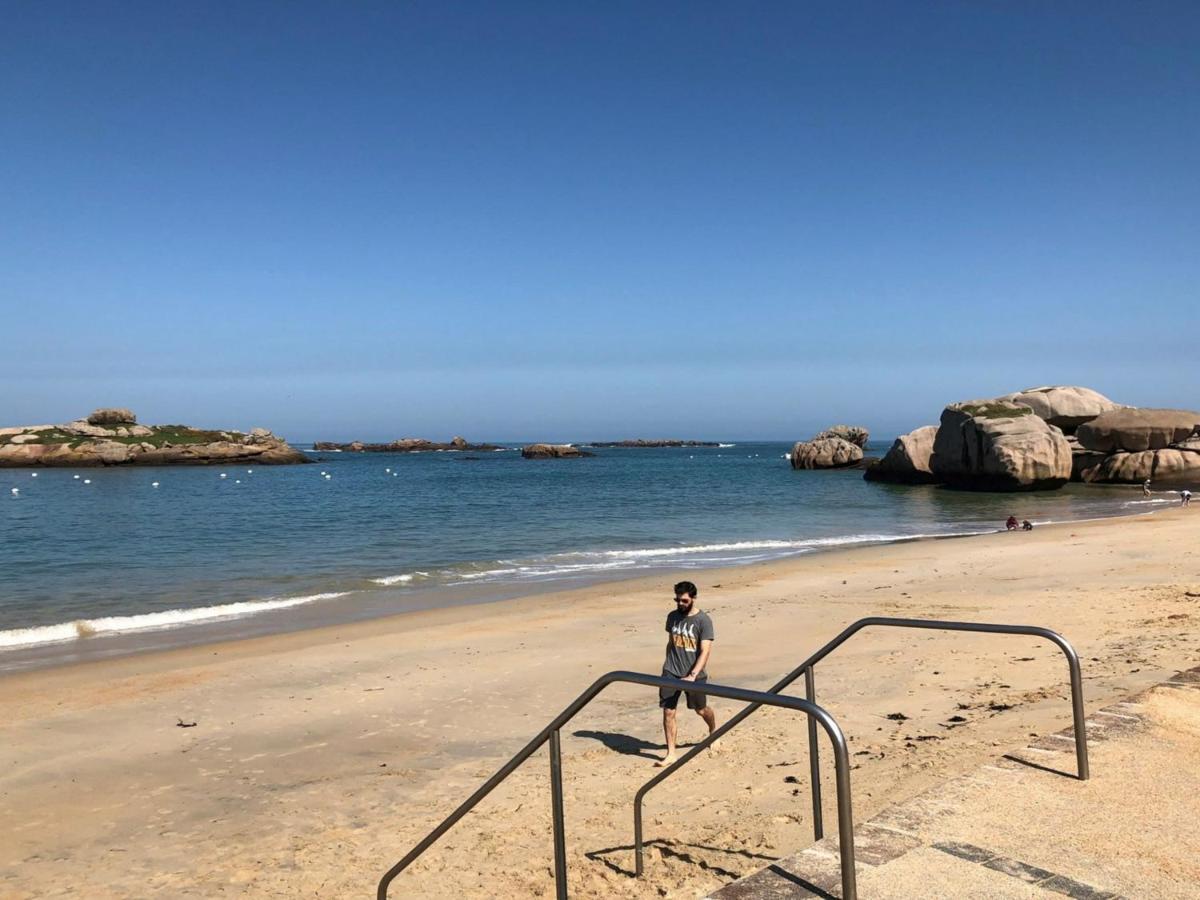 Appartement Spacieux Avec Wifi Et Parking A Tregastel, Proche Plage - Fr-1-368-18 Luaran gambar